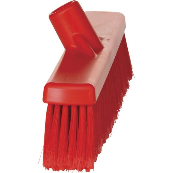 Vikan vloerveger zachte splitvezels rood 410x65x130 mm (31784)