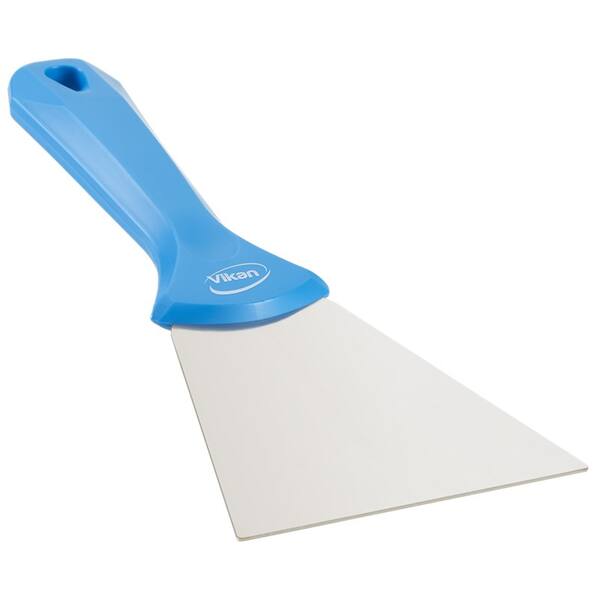 Vikan handschraper RVS blad blauw 235x100x22 mm (40093)
