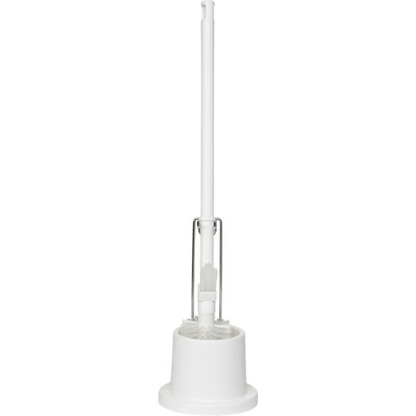 Vikan toiletborstel met houder wit ø 90 mm lengte steel + borstel: 720 mm houder: ø 130 mm (50515)