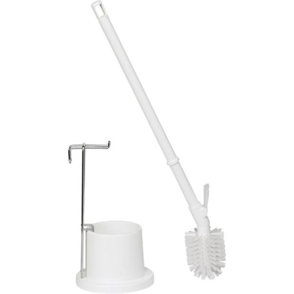 Vikan toiletborstel met houder wit ø 90 mm lengte steel + borstel: 720 mm houder: ø 130 mm (50515)