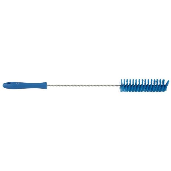 Vikan pijpborstel met handvat harde vezels blauw 510x40x40 mm (53783)
