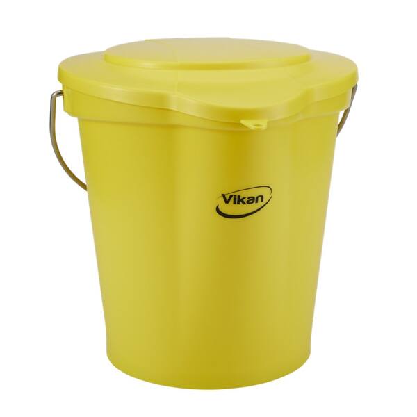 Vikan emmer maatverdeling schenktuit geel 12 liter (56866)