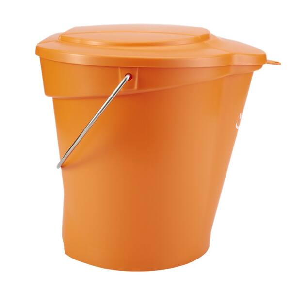Vikan emmer maatverdeling schenktuit oranje 12 liter (56867)