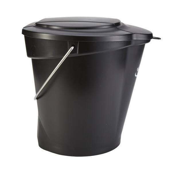 Vikan emmer maatverdeling schenktuit zwart 12 liter (56869)