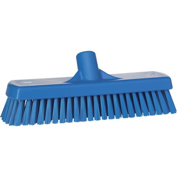 Vikan vloerschrobber harde vezels blauw 305x85x110 mm (70603)