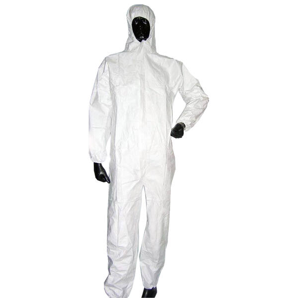 Coverall non-woven wit maat XXL