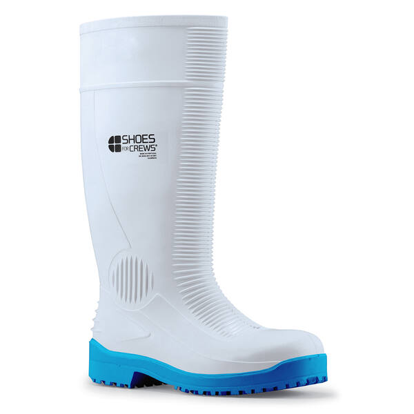 Werklaarzen Guardian PVC S4 wit/blauw
