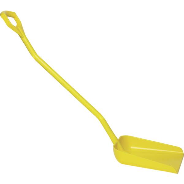 Vikan schep ergonomische steel 1.310 mm groot blad geel 380x340 mm (56016)