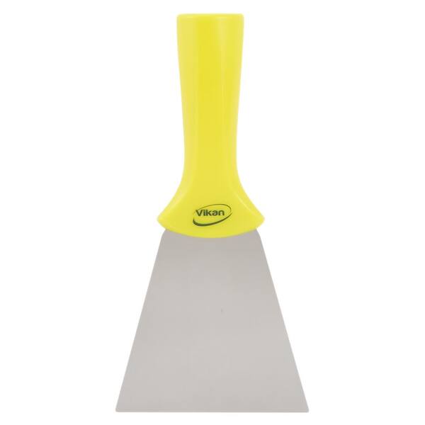 Vikan handschraper RVS blad geel 205x100x32 mm (40116)