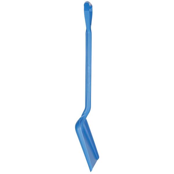 Vikan schop D-grip detecteerbaar rechte steel 1.040 mm standaard blad donkerblauw 330x270 mm (56263)