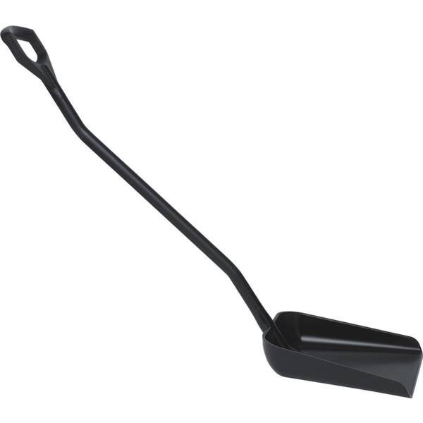 Vikan schep ergonomische steel 1.310 mm groot blad zwart 380x340 mm (56019)