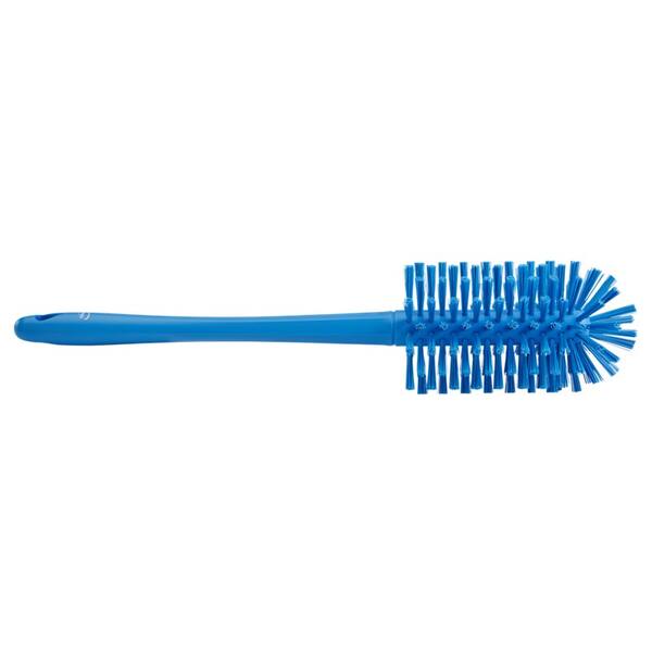 Vikan pijpborstel met vaste steel extra harde vezels blauw 430 mm ø 90 mm (5381903)