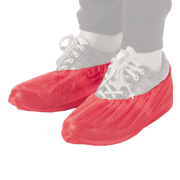 Schoenovertrek PE 75mµ rood