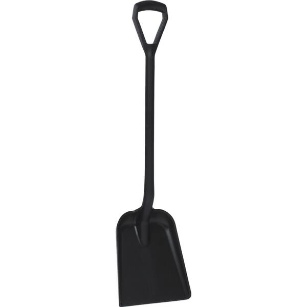 Vikan schep rechte steel 1.040 mm standaard blad zwart 327x371 mm (56259)