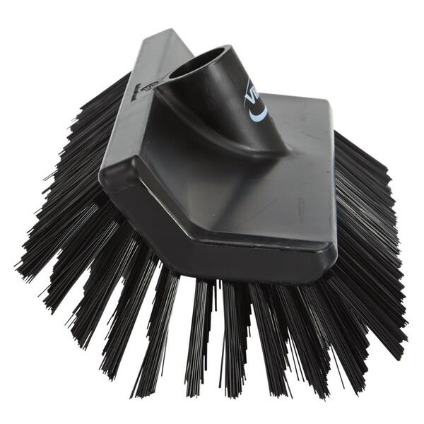 Vikan hoekschrobber medium vezels zwart 265x150x100 mm (70479)