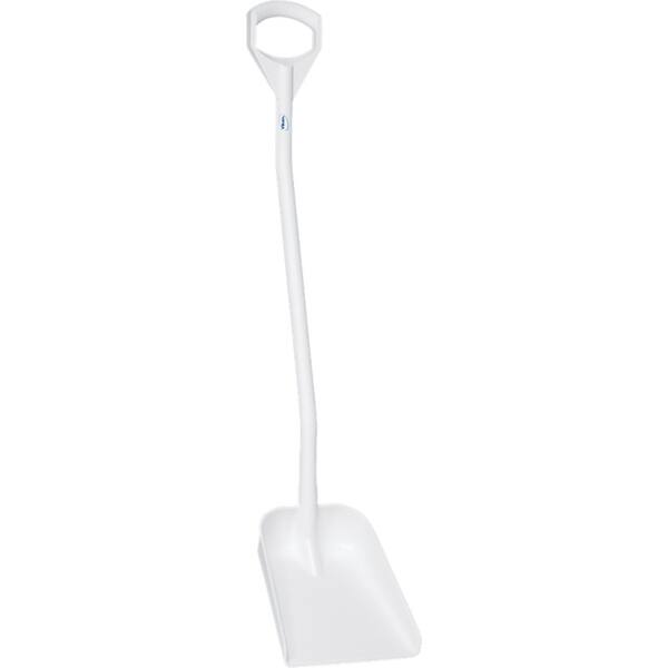 Vikan schep ergonomische steel 1.280 mm klein blad wit 340x270 mm (56115)