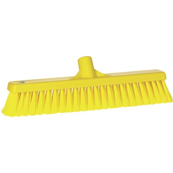 Vikan vloerveger zachte splitvezels geel 410x65x130 mm (31786)