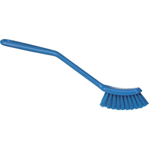 Vikan afwasborstel medium vezels blauw 290x25x65 mm (42873)