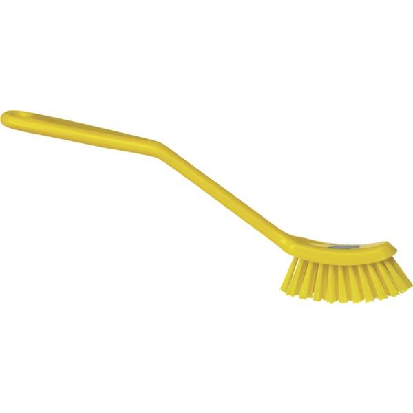 Vikan afwasborstel medium vezels geel 290x25x65 mm (42876)