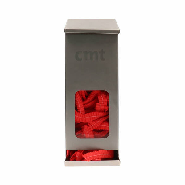 Haarnet wokkels PP non-woven enkel elastiek rood 52 cm