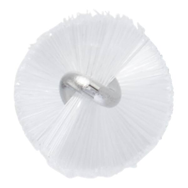 Vikan pijpborstel met handvat medium vezels wit 375x23x23 mm (53635 )