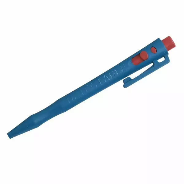 Balpennen detecteerbaar blauwe inkt blauwe behuizing/rode dop