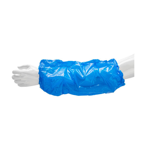 Mouwovertrek LDPE 30mµ blauw 40cm