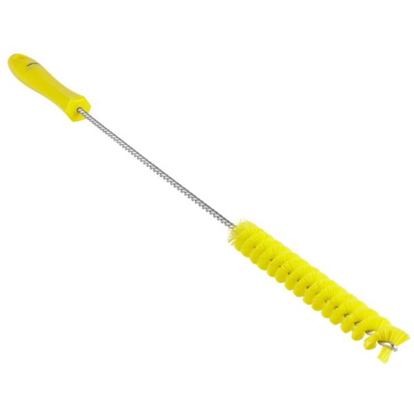 Vikan pijpborstel met handvat medium vezels geel 500x25x25 mm (53766)