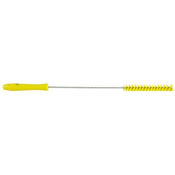 Vikan pijpborstel met handvat medium vezels geel 500x25x25 mm (53766)