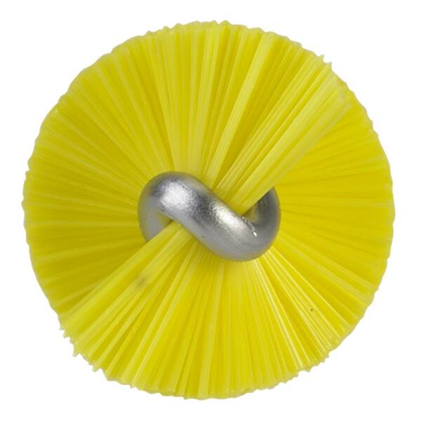 Vikan pijpborstel met handvat medium vezels geel 500x25x25 mm (53766)