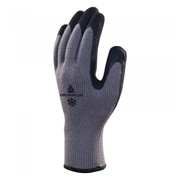 Handschoenen Deltaplus nitril grijs/zwart