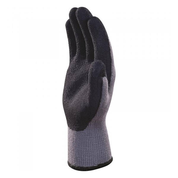 Handschoenen Deltaplus nitril grijs/zwart