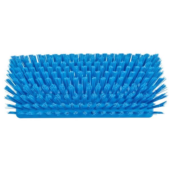 Vikan hoekschrobber medium vezels blauw 265x150x100 mm (70473)