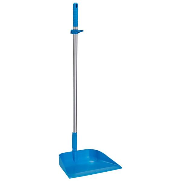 Vikan stofblik met rechtopstaande aluminium steel blauw 860x200x88 mm (56623)