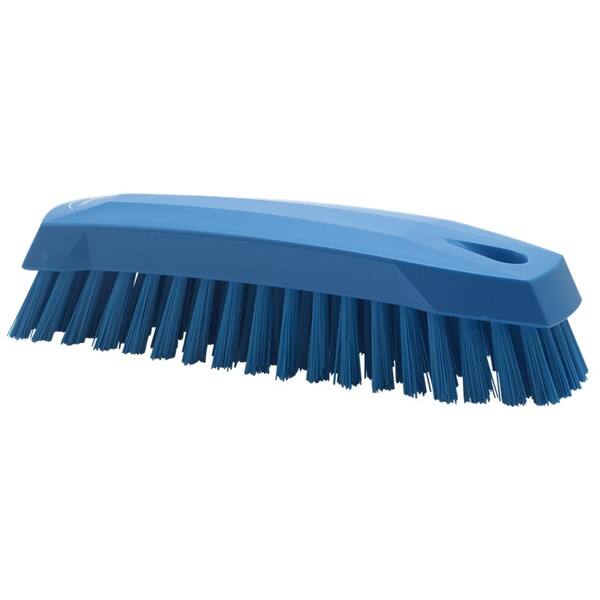 Vikan werkborstel medium vezels blauw 165x50x45 mm (35873)