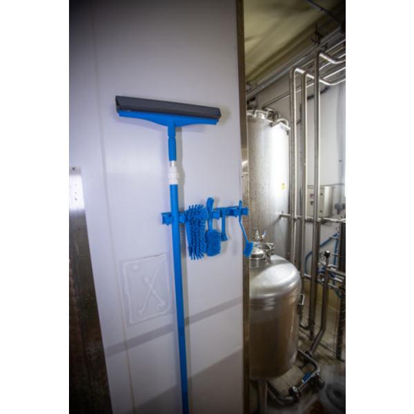 Vikan telescoop steel aluminium met waterdoorvoer nippel blauw 1.600-2.780 mm ø 32 mm (2973Q3)