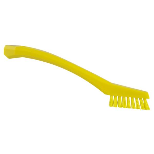 Vikan precisieborstel extra harde vezels geel 205x20x40 mm (44016)