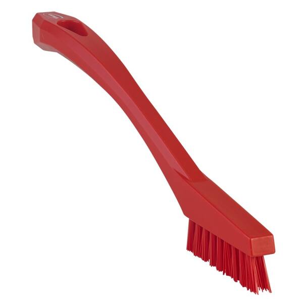 Vikan precisieborstel extra harde vezels rood 205x40x20 mm (44014)