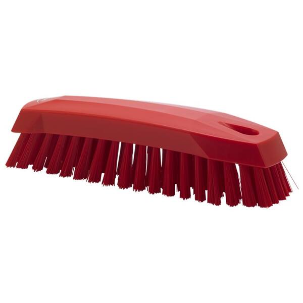 Vikan werkborstel medium vezels rood 165x50x45 mm (35874)