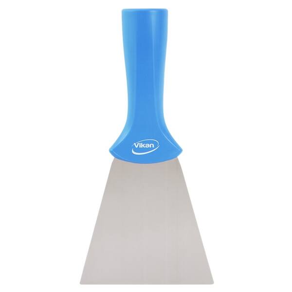 Vikan handschraper met schroefdraad blauw 205x100x32 mm (40113)
