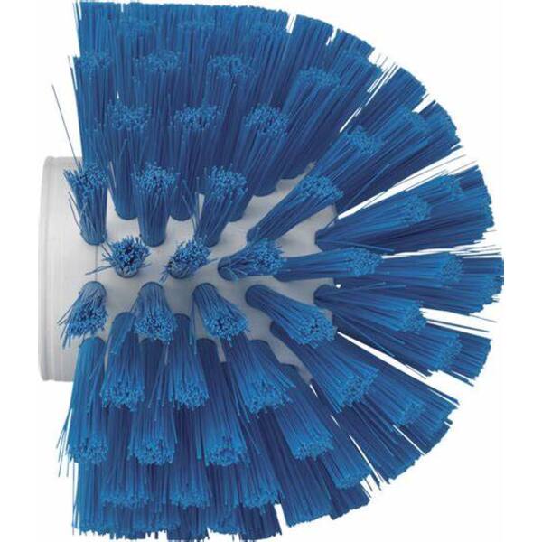 Vikan wormhuisborstelkop medium vezels blauw ø 135 130 mm (70353)