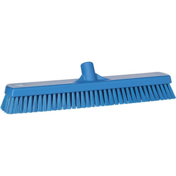 Vikan vloerschrobber harde vezels blauw 470x80x115 mm (70623)
