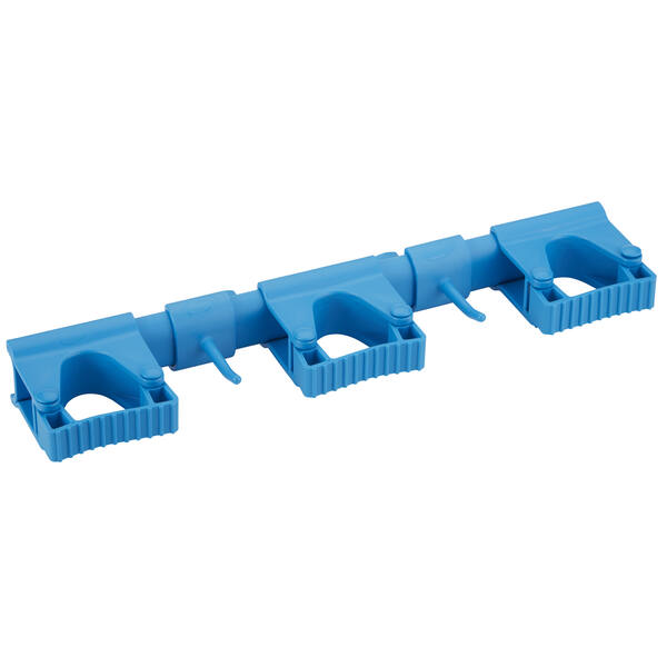 Vikan ophangsysteem hygiënisch Hi-Flex 3 band klemmen 2 haken blauw 420x87x48 mm (10113)