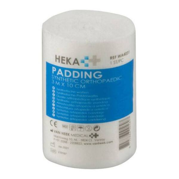 HEKA synthetische wattenrol 3 m x 10 cm (per rol)