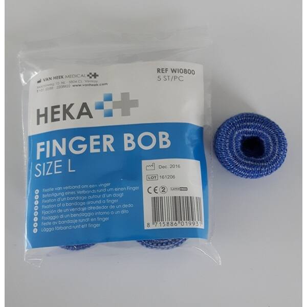 HEKA fingerbobs blauw (per 5 stuks)