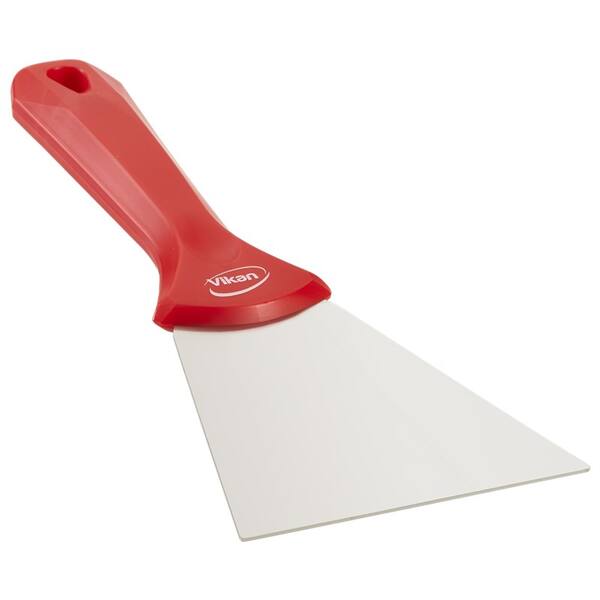 Vikan handschraper RVS blad rood 235x100x22 mm (40094)