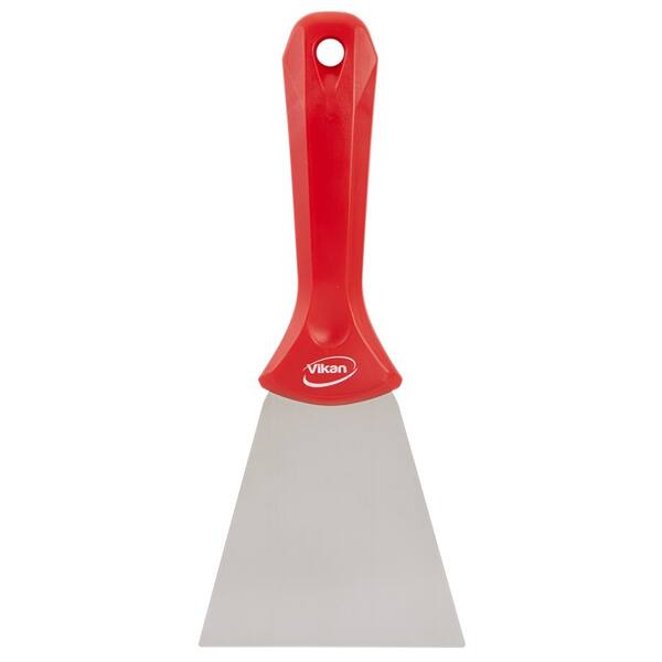 Vikan handschraper RVS blad rood 235x100x22 mm (40094)