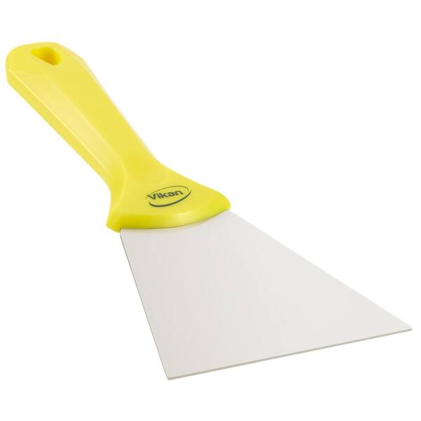 Vikan handschraper RVS blad geel 235x100x22 mm (40096)