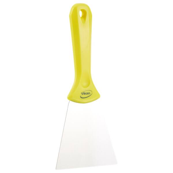 Vikan handschraper RVS blad geel 235x100x22 mm (40096)
