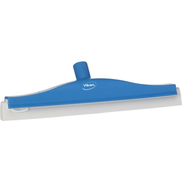 Vikan vloertrekker flexibele nek blauw met witte cassette 400x110x75 mm (77623)